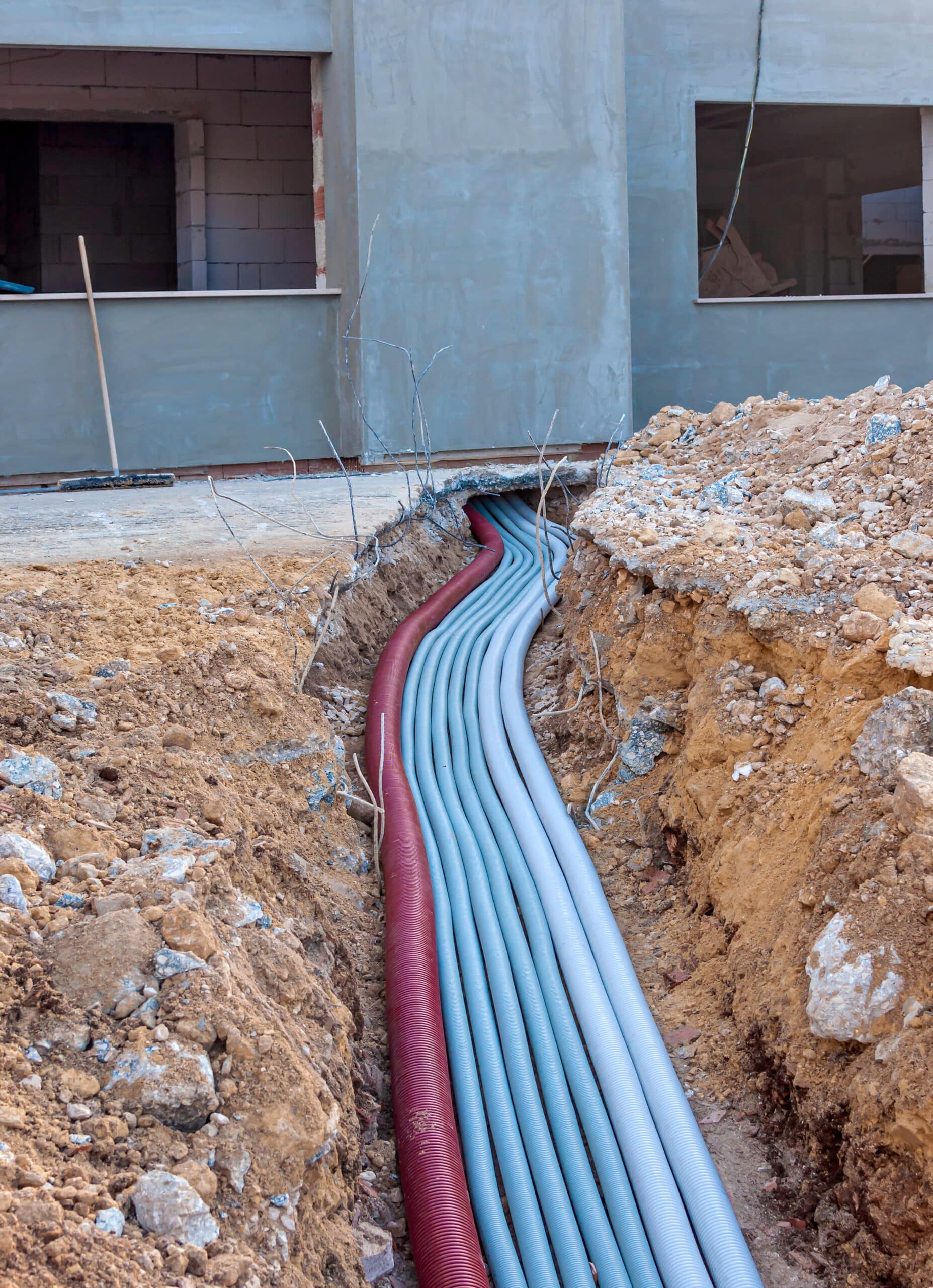 Liquid tight conduit protects wiring in outdoor or underground installations.